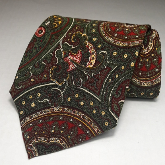 Polo Ralph Lauren multi colored paisley silk tie